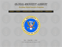 Tablet Screenshot of globalsecurityagency.org